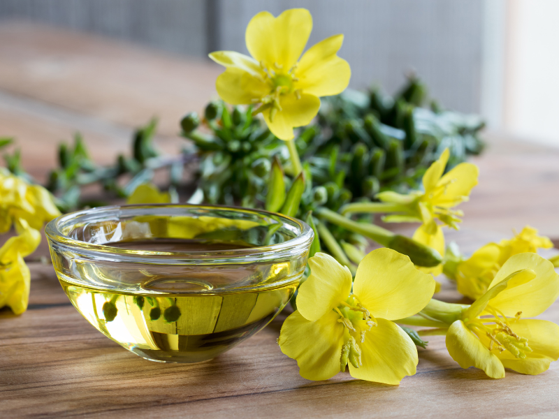 flowers near primrose oil